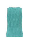 SWAYING/KNIT handmade crochet tank top SW24SS1T32 blue